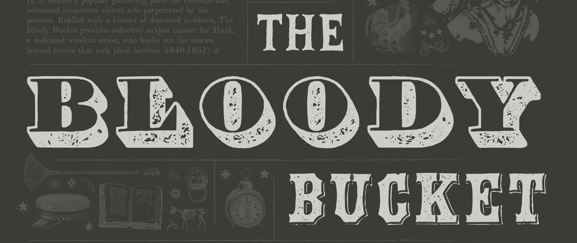 BLOODY BUCKET | Discover Outlaw Art – Join Now — EVIL PRINTS